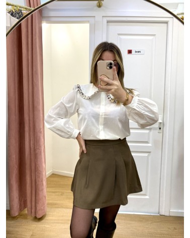 Jupe short Anna (taupe)